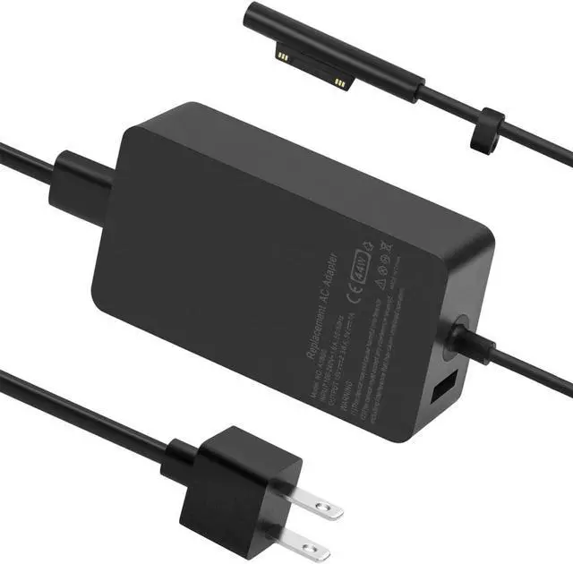 Main image of Surface Charger, 44W Power Supply Adapter for Microsoft Surface Pro 3/4/5/6/7, Surface Laptop, Surface Book, Surface Go, Surface Laptop Go, with 6.2 Ft Power Cord