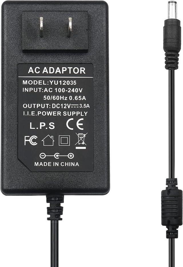 12V 3A Power Adapter - LeTaoXing AC 100-240V 50/60Hz to DC 12V 3A Switching  Power Supply 5.5x2.5mm 12Volt Transformers 12V/3A Charger for 5050 3528