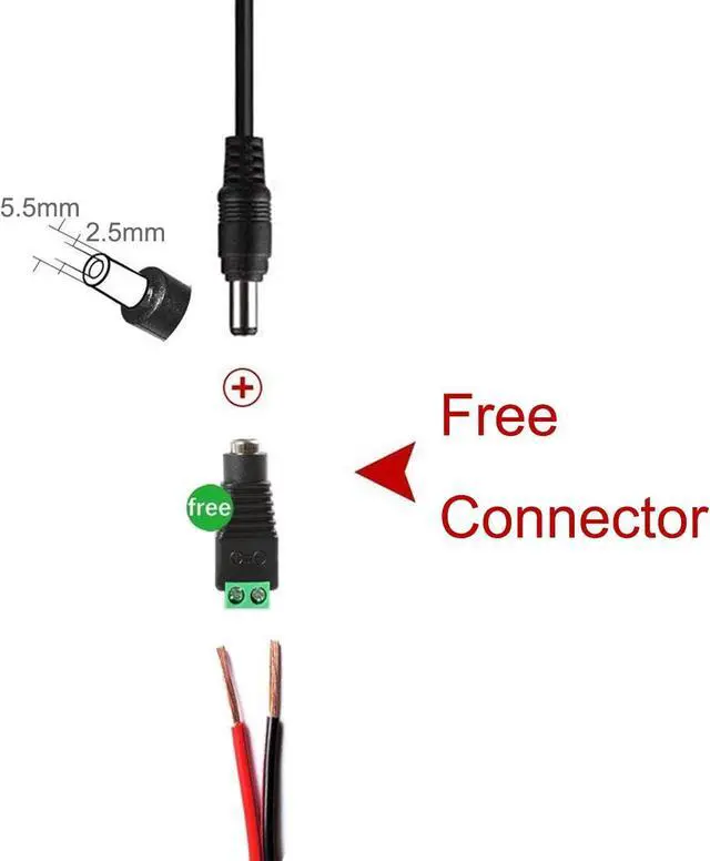 Alt view image 5 of 7 - 12V 4A Power Supply - AC 100-240V 50/60Hz to DC 12 Volt 4 amp 4Amp 48W Power Converter Charger 12V4A + 5.5x2.1mm DC Female Jack Socket for 12V LED Strip Lights CCTV Camera
