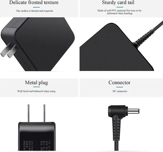 Alt view image 3 of 6 - 65W 45W AC Adapter Laptop Charger Replacement for Lenovo IdeaPad 3 5 110 310 320 330 330s S145 S340 Series Charger 110-15ISK 320-15ABR 320-15IAP 330-15IGM 330S-15IBK S340-15IWL 1-14AST-05 Power Cord
