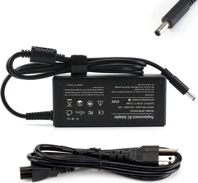 Main image of 65W&45W AC Adapter Laptop Charger for Dell Inspiron 5570 5559 5558 5555 5566 5567 5593 5759 5755 5758 5767 5770 3590 3580 3558 3580 3583 3585 3558 3567 3493 7558 7370 7437 Power Supply Cord