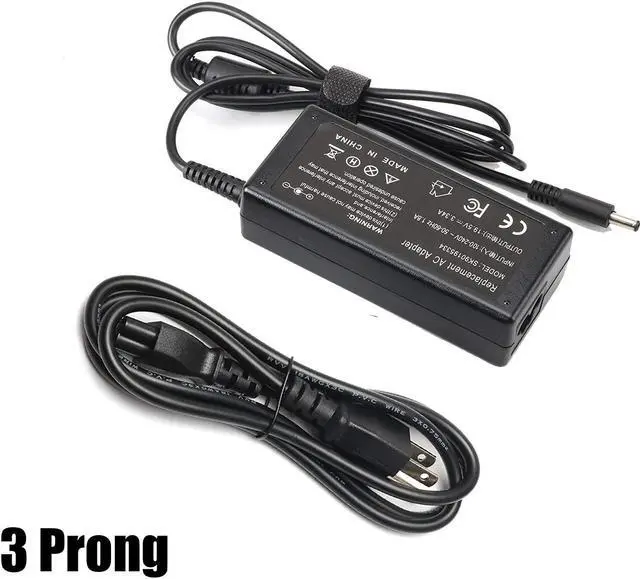 Alt view image 3 of 7 - 65W&45W AC Adapter Laptop Charger for Dell Inspiron 5570 5559 5558 5555 5566 5567 5593 5759 5755 5758 5767 5770 3590 3580 3558 3580 3583 3585 3558 3567 3493 7558 7370 7437 Power Supply Cord