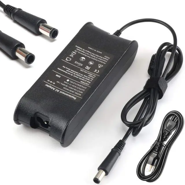 Main image of 19.5V 3.34A 65W Laptop Charger Replacement for  Latitude 7480 7490 5400 5480 5490 E5470 E6420 5580 5500 5590 E5430 E6410 E5570 E6430 E6440 E6540 E7250 E7440 E7450 AC Adapter Power Cord