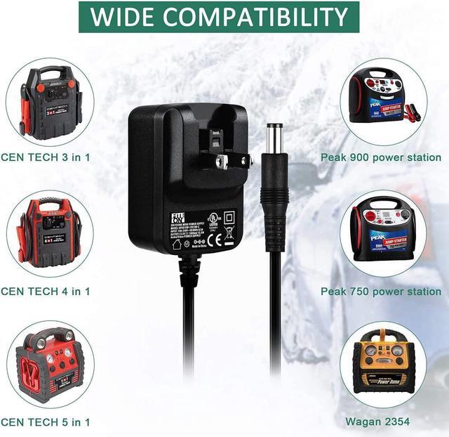 Alt view image 4 of 7 - 13.5V AC/DC Adapter Compatible with CEN TECH 5 in 1 Portable Power Pack Item 60703 Battery Power Adapter Charger UL Listed - OEM