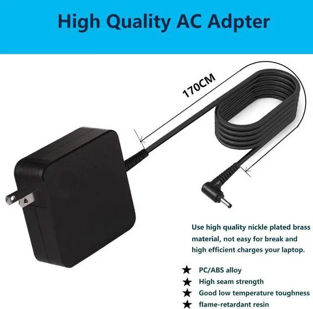 Alt view image 5 of 6 - IdeaPad Laptop Charger 65W 45W AC Adapter for Lenovo Laptop 110 110s 120s 130s 310 330S 320 330 510 510s 520 710s Yoga 710 Flex 14 14iwl Laptop Power Supply Cord