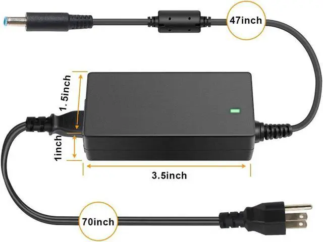 Alt view image 4 of 7 - 65W 45W AC Adapter Charger for Dell OptiPlex 9010 9020 3020 3040 3050 3060 3070 7040 7050 7060 7070 5050 5070 5060 D10U D02T D08U D09U Micro Desktop G6J41 0G6J41 MGJN9 43NY4 Power Supply Adapter Cord