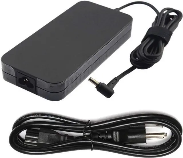 Alt view image 4 of 6 - New Slim 19.5V 9.23A 180W Laptop Charger ADP-180MB F FA180PM111 AC Power Adapter for Asus ROG G75 G75VW G75VX GL502VT G750JW G750JM G750JX G751JL G751JM G752VL G-Series Gaming Laptops