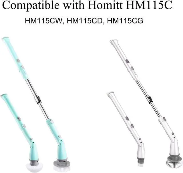 Alt view image 2 of 7 - 9V Charger for LABIGO Electric Spin Scrubber Compatible with Voweek VWS211, SP02, LABIGO LA1, Homitt HM115C HM115CW Electric Spin Scrubber Power Supply Cord Cable