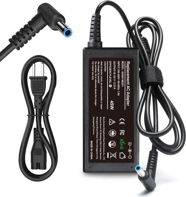 Main image of 45W 19.5V 2.31A AC Adapter Laptop Charger Compatible for HP Notebook 15 Charger 15-ba009dx 15-ba079dx 15-ba113cl 15-bs015dx 15-bs113dx 15-bs115dx 15-bw011dx 15-bw032wm Laptop PC Power Supply Cord