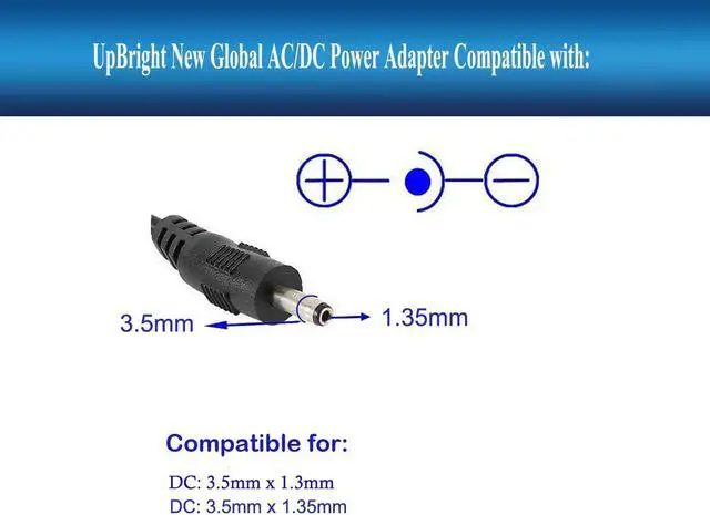 Alt view image 3 of 4 - UpBright 5V 3A AC/DC Adapter Compatible with iView?Maximus II?2 III 3 IVIEWMAXPL 11.6" Megatron?II?2 14.1" Ultima 13.3" 1330NB Convertible PC 5VDC 3000mA DC5V 3.0A Power Supply Cord Battery Charger
