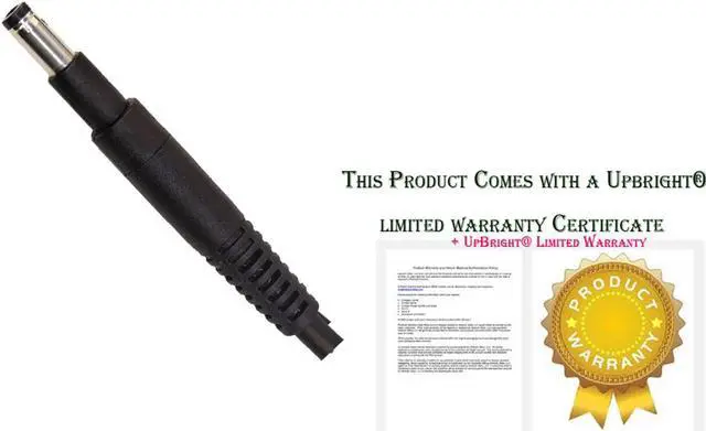 Alt view image 3 of 6 - UpBright 19.5V 3.33A 65W AC/DC Adapter Replacement for HP Pavilion AR58125 ProtectSmart AR 58125 Protect Smart Laptop Notebook PC 19.5VDC Power Supply Charger (w/OD: 4.8mm Tip. Wihtout Center Pin.)