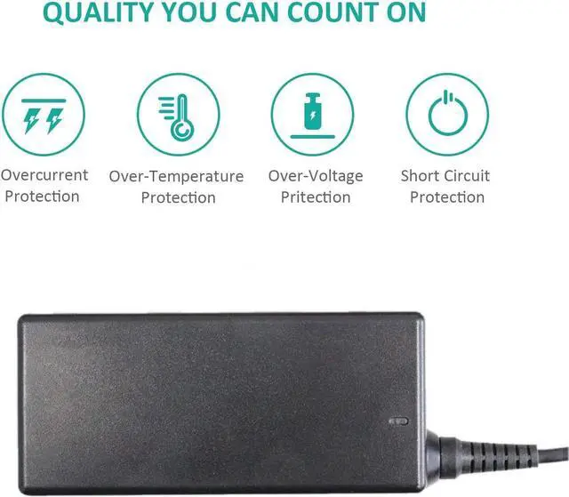 Alt view image 2 of 7 - Outtag 65W 45W Universal Laptop Charger AC Power Adapter 18.5V 19V 19.5V 20V Replacement for HP Dell Lenovo Acer ASUS Toshiba Samsung Sony Fujitsu Notebook Ultrabook Supply Cord