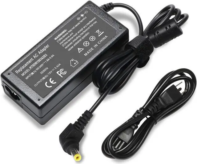 Main image of BYTEC 19v 3.42A 65W AC Adapter Charger Compatible with Toshiba Satellite C55 C655 C850 C50 L755 C855 L655 L745 P50 C855D C55D S55, Portege Z30 Z930 Z830, Satellite Radius 11 14 15 Power Cord Supply