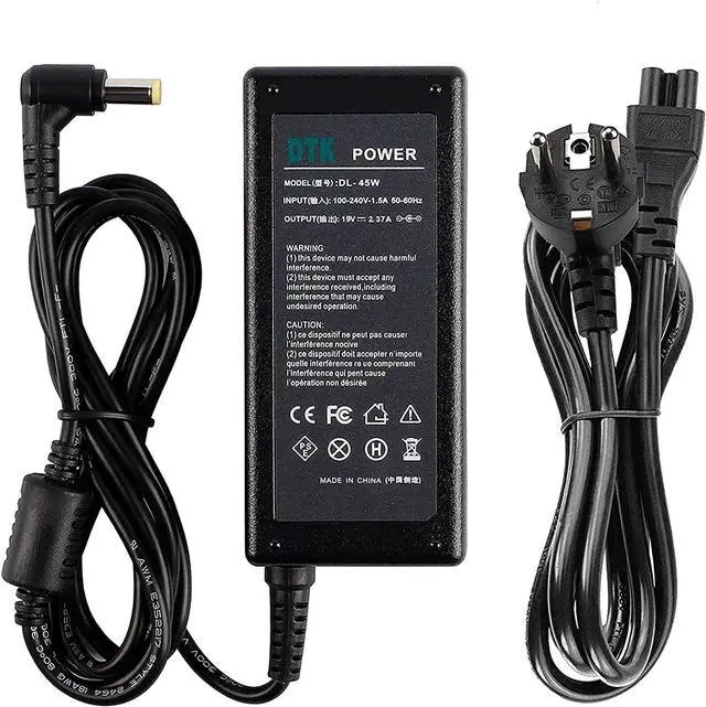 Main image of DTK 19V 2.37A 45W for Acer AC Adapter Laptop Computer Monitor Charger Notebook PC Power Cord Supply Source Plug Connector Size: 5.5x1.7mm (NOT fit 3.0x1.1mm)