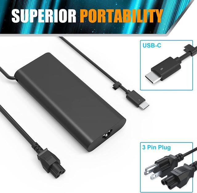 New 130W USB C Type C AC Power Adapter Dell Laptop Charger