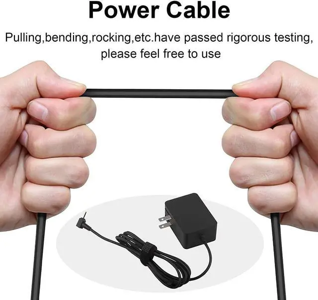Alt view image 6 of 7 - 12V 2.2A AC-Adapter for Samsung-Chromebook-Charger 2 3 PA-1250-98 Xe500c13 Xe500c12 Xe501c13 500C 501C Xe503c12 Xe503c32 503C Laptop Power Supply Cord