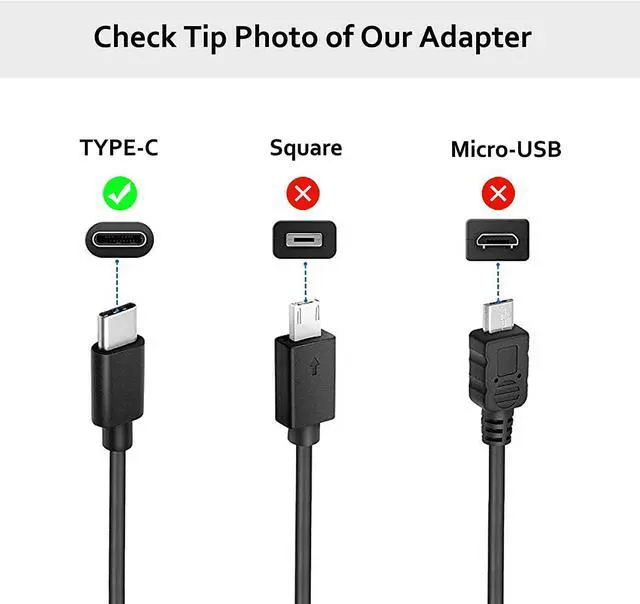 Alt view image 3 of 7 - WENYAA 45W USB Type C AC Adapter Charger for Dell XPS 13 9360 9365 9370 9333 9380 7390 9310;Latitude 7275 7370 5175 5285 5290-2in1 Laptop Power Supply Cord