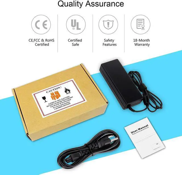 Alt view image 7 of 7 - 19V 3.42A 65W AC Adapter Charger Compatible with Toshiba Satellite C55 C655 C850 C50 L755 C855D L655 L745 P50 C55D S55;Toshiba Portege Z30 Z930 Z830 Satellite Radius 11 14 15 DC Power Supply Cord