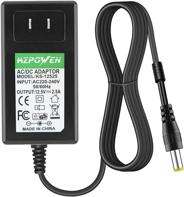 Main image of New AC Adapter for Elmo TT-12 TT-12ID TT12 TT12ID TT-02 9419 TT-02s Projector Interactive Document Camera #1331 P/N : Elmo 5ZA0000104C Power Supply Cord Cable PS Wall Home Battery Charger 12V