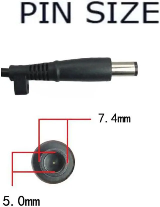 Alt view image 3 of 4 - UpBright 65W 18.5V 3.5A AC/DC Adapter Compatible with HP EliteDesk 800 G2 SFF PC 800 DM 35W G2 Desktop Computer 800-G2 800G2 Business Mini PC Genuine Power Supply Cord Cable Battery Charger PSU