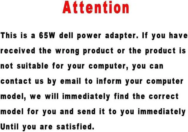 Alt view image 7 of 7 - 65W Tip 7.4mm Power AC Adapter Laptop Charger Repalcement for Dell Inspiron N5110 N5010 N7110 M5040 3521 3537 3531 3737 5521 5537 3721 5748 5737 5721 3421 3437 5421 5437 Power Supply Cord