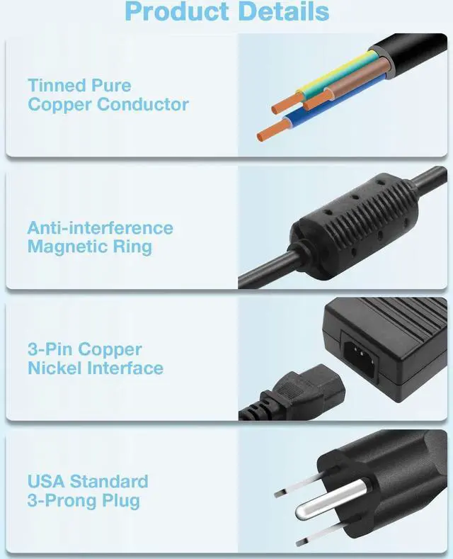Alt view image 3 of 7 - 24V 5A 120W Power Supply 100V-240V or 110V - 220V AC to DC Adapter 24V 5amp Switching Converter 5.5x2.1mm Plug for Routers CCTV IP Security Cameras 5050 3528 LED Strip Mould Lights