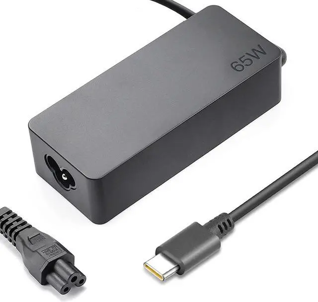 Main image of 65W 20V 3.25A Type-C USB-C Charger AC Replacement Power Adapter ADLX65YLC3A for Lenovo Thinkpad X1 Tablet, IBM Yoga 5, Lenovo Miix 720, Lenovo Yoga 910, Lenovo Yoga 720 13" 65W Laptop Charger