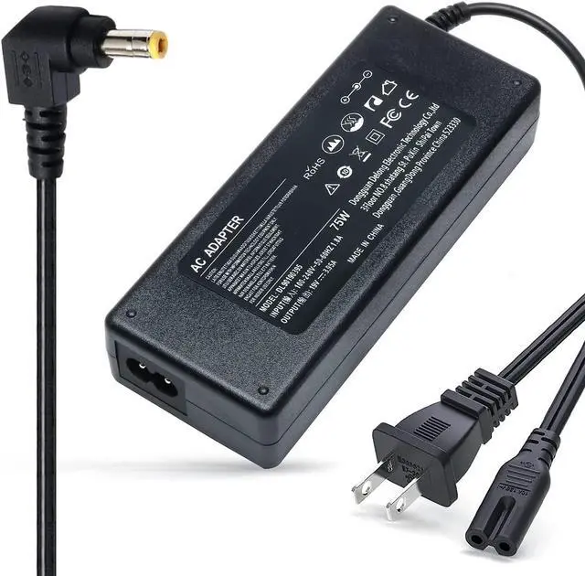 Main image of 75W 19V 3.95A AC Adapter Laptop Charger for Toshiba Satellite PA-1750-04 PA-1750-09 C55 C55D C55T C55DT C55-A C55-B C55-C C50 C75 C75D C655 L655 L755 L755D L775 L855 DC Adapter Power Supply Cord