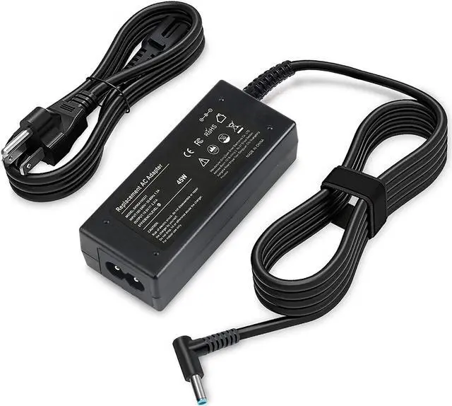 Main image of 45W 19.5V 2.31A AC Adapter Charger for HP Stream 11 13 14 Series;Pavilion TouchSmart 11 13 15;Elitebook Folio 1040 G1;HP Spectre X360; fit 721092-001 741727-001 Power Supply Cord