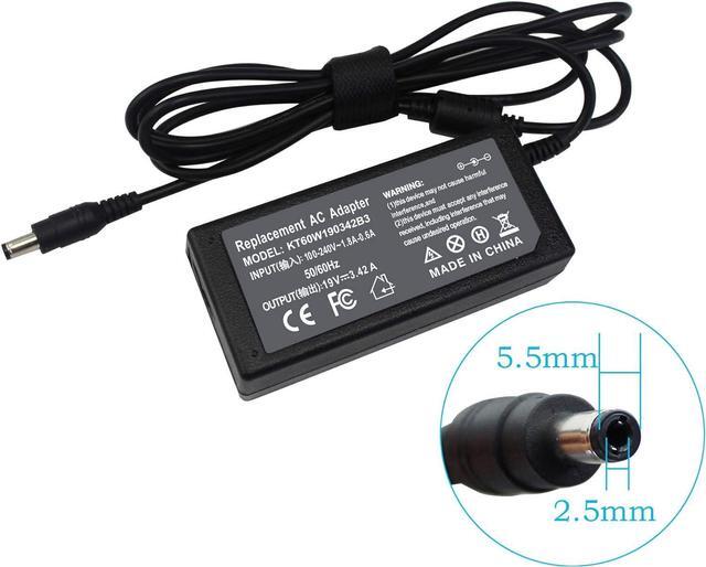 Alt view image 2 of 6 - 19V 3.42A 65W PA3714U-1ACA AC Laptop Charger for Toshiba Satellite C55 C55-A C655 C850 C50 L755 C855 L655 L745 P50 C855D C55D S55;Toshiba Portege Z30 Z930 Z830 with Power Supply Cord 5.5 * 2.5