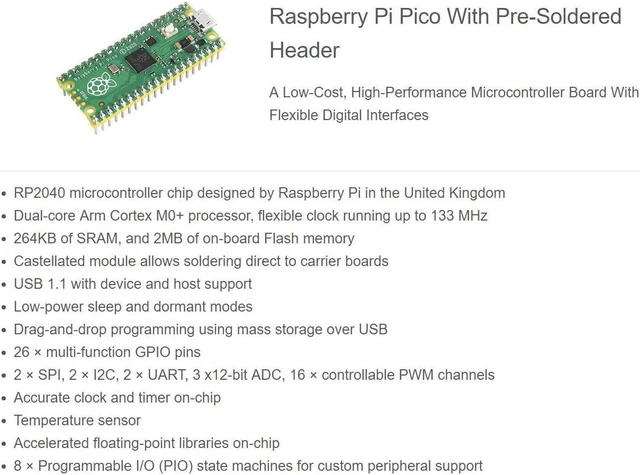 Alt view image 4 of 6 - Waveshare Basic Kit Compatible with Raspberry Pi Pico(Included) MicroPython Programming Learning Kit