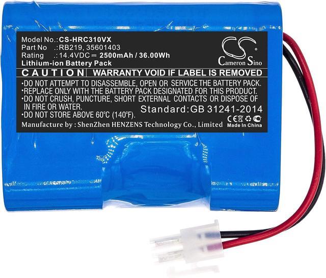 Vhbw Batteria Compatibile Per Hoover RBC050/1011, RBC070, Li-Ion 2500mAh 14,4V, Sostituisce Li-RB226