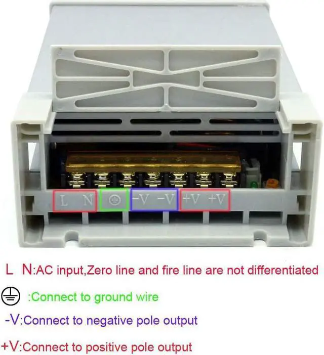 Alt view image 3 of 5 - Outdoor Rainproof Switching Power Supply 5A 10A 15A 20A 30A 12V Regulated DC Power Supply 60W 100W 120W 150W 200W 250W 350W 400W (Output Voltage : DC 12V, Power : 150W)