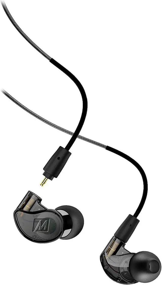 Main image of M6 PRO In Ear Monitor Headphones for Musicians 2nd Gen Model With Upgraded Sound Memory Wire Earhooks & Replaceable Cables Noise Isolating Professional Earbuds 2 Cords Included (Black)