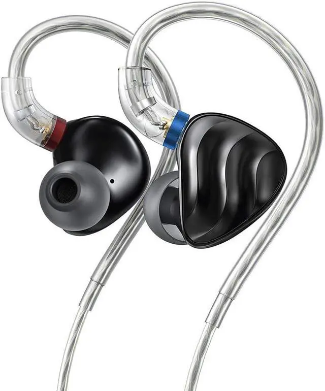 Alt view image 3 of 6 - FH3 HiFi Earphones 3 Drivers (1 Dynamic + 2 Knowles BA) in-Ear Earphones High Resolution Bass Sound High Fidelity for Smartphone/PC/Tablet