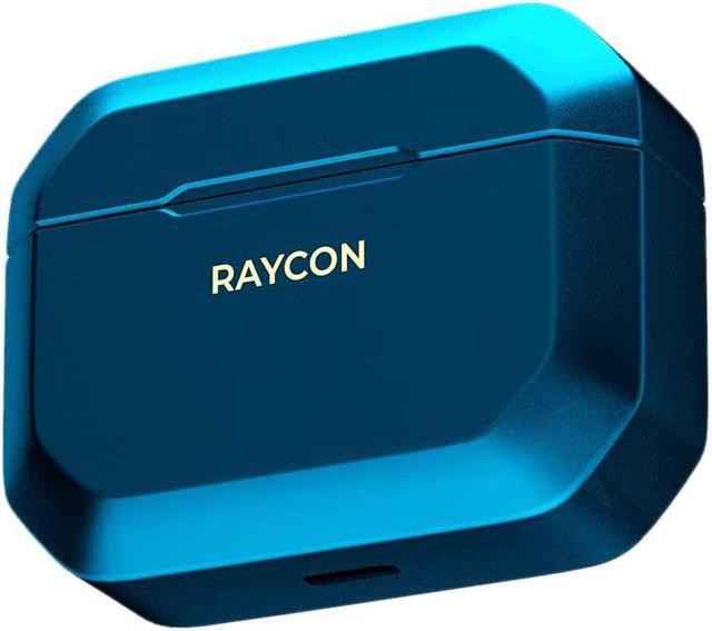 Alt view image 4 of 7 - Raycon The Gaming Bluetooth True Wireless Earbuds with Built in Mic, Low Latency, 31 Hours of Battery, Charging Case with Talk, Text, and Play, Bluetooth 5.0 (Cyber Blue)