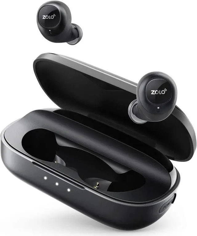 Main image of True Wireless Headphones, ZOLO Liberty [Upgraded] 8-Hour Playtime (100 Hours with Charging Case), Bluetooth 5 Bluetooth Earbuds with Graphene Driver Technology, IPX5 Sweatproof, Handsfree Stereo Calls