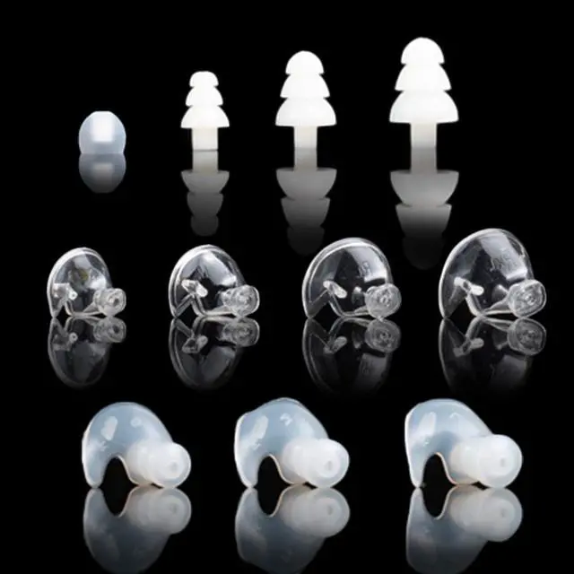 Alt view image 3 of 6 - HydroActive Premium Short-Cord Waterproof Headphones (Wired 3.5 mm Jack) with 11 Earbuds in 4 Styles (Separate Music Player Purchase Required)