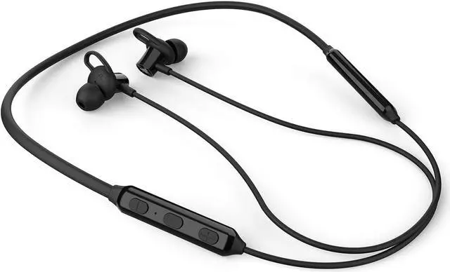Alt view image 2 of 6 - Edifier W200BT Bluetooth Headphones, 7 Hours Playback Bluetooth 5.0 Wireless Sports Earphones, IPX5 Sweat and Water Resistant, CVC Noise Cancelling mic, Black