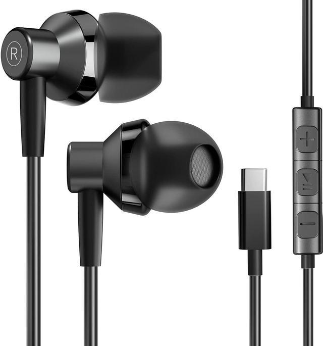 USB C Headphones, 384Khz Hi-Fi Digital DAC USB Type C Earphones Stereo USB C Earbuds with Microphone Volume Control Compatible with Samsung Galaxy S20+/S21/S20/Google Pixel/OnePlus/Xiaomi Headsets & Accessories - Newegg.com