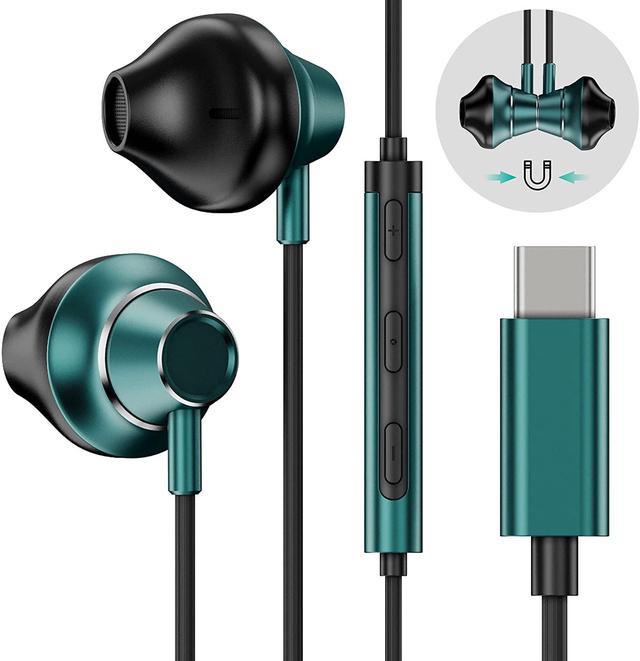 USB Headphones, SIYIBAEBY Type C Headphone Magnetic Wired Earbuds in Ear Earphones w/Microphone Compatible with Samsung S21/S20 /Note 10/20, OnePlus Google Pixel 5/4/3/2, Huawei P40/P30/P20 Headsets & Accessories - Newegg.com