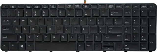 Main image of AUTENS Replacement Keyboard (1 Year Warranty) for HP ProBook 450 G3 / 450 G4 / 455 G3 / 455 G4 / 470 G3 / 470 G4 Laptop No Pointer (Backlight)