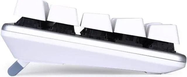 Alt view image 4 of 6 - Qisan Happy Deals 10% Discount off Mechanical Keyboard Gaming Keyboard Blue Switch 68-Keys Mini Design (60%) Gaming Wired Keyboard White Silver Magicforce