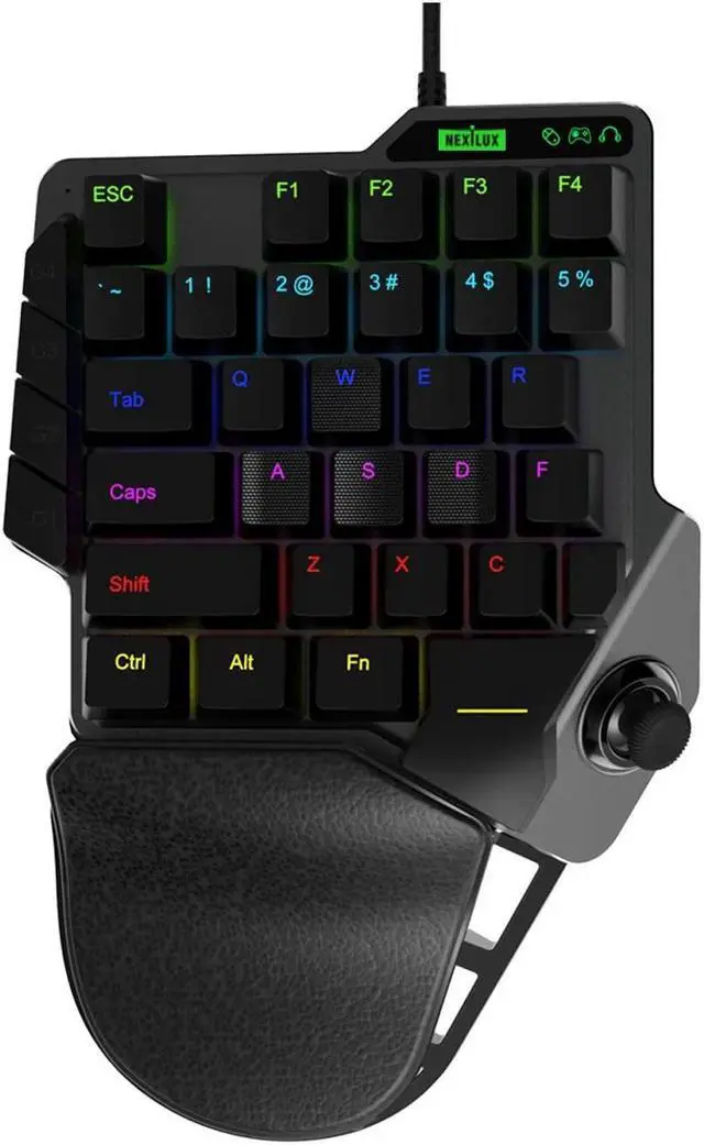 NEXiLUX Pro Gaming Keyboard and Mouse Combo Compatible with