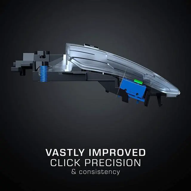 Alt view image 6 of 7 - ROCCAT Kain 200 Wireless PC Gaming Mouse, AIMO RGB Backlit Lighting, Owl-Eye Optical Sensor, Ergonomic Mouse Feel, 5 Side Buttons, Adjustable Up to 16,000 DPI, Up to 50 Hour Battery Life, Black