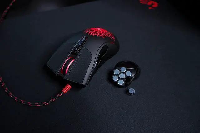 Alt view image 5 of 5 - Bloody AL90 Optical Gaming Mouse with Light Strike (LK) Optical Switch & Scroll - 8 Programmable Buttons and Advanced Macros - Ergonomic Right Hand Grip - Button Grips - Colored Profile Selection