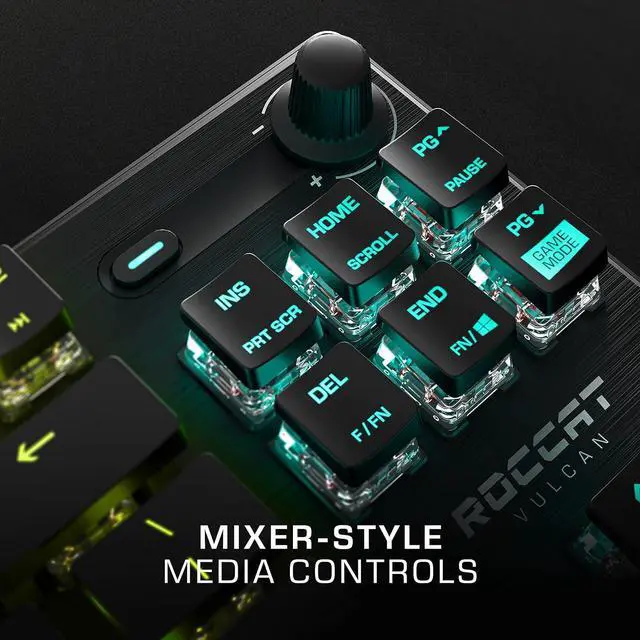 Alt view image 5 of 7 - ROCCAT Vulcan TKL Pro Keyboard + Kone Pro Air Wireless Mouse Bundle