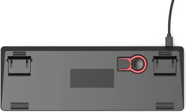 Alt view image 4 of 6 - Glorious Custom Gaming Keyboard - GMMK 60% Percent Compact Barebone - USB C Wired Mechanical Keyboard Kit - RGB Hot Swappable Switches & Keycaps - Black Metal Top Plate