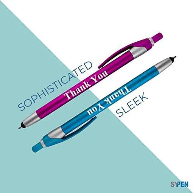 Alt view image 7 of 7 - Stylus Pens for Touchscreen Devices - 2 in 1 Combo Pen - for Employee Appreciation, Events and Parties, 50 Pack
