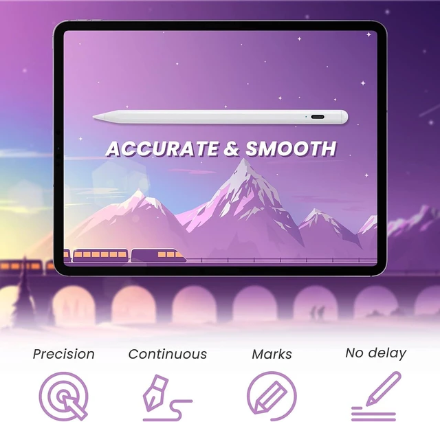 Alt view image 4 of 5 - iPad Pencil for iPad 6th-11th iPad Pro 11/12.9/M4/M5 iPad Air 5/4/M2/M3/M4